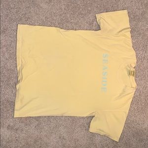 Yellow Seaside Short Sleeve T-Shirt
